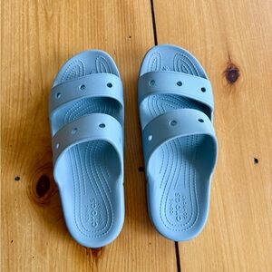 CROCS Gray Slide Sandals